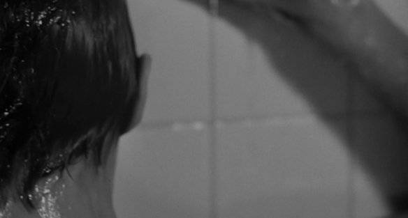Janet Leigh as Marion Crane in the shower scene from Alfred Hitchcock's Psycho